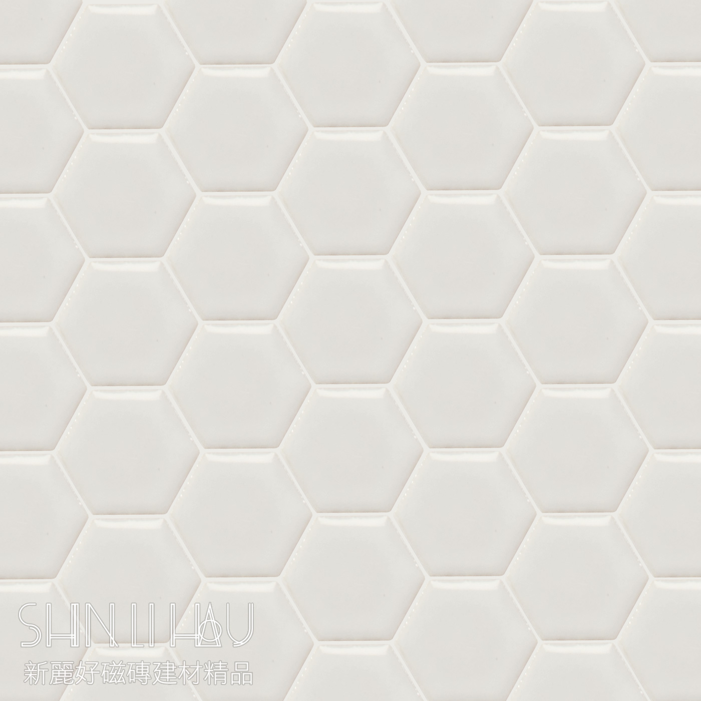 彩石六角形馬賽克(12X14顆/張) - 6705A377