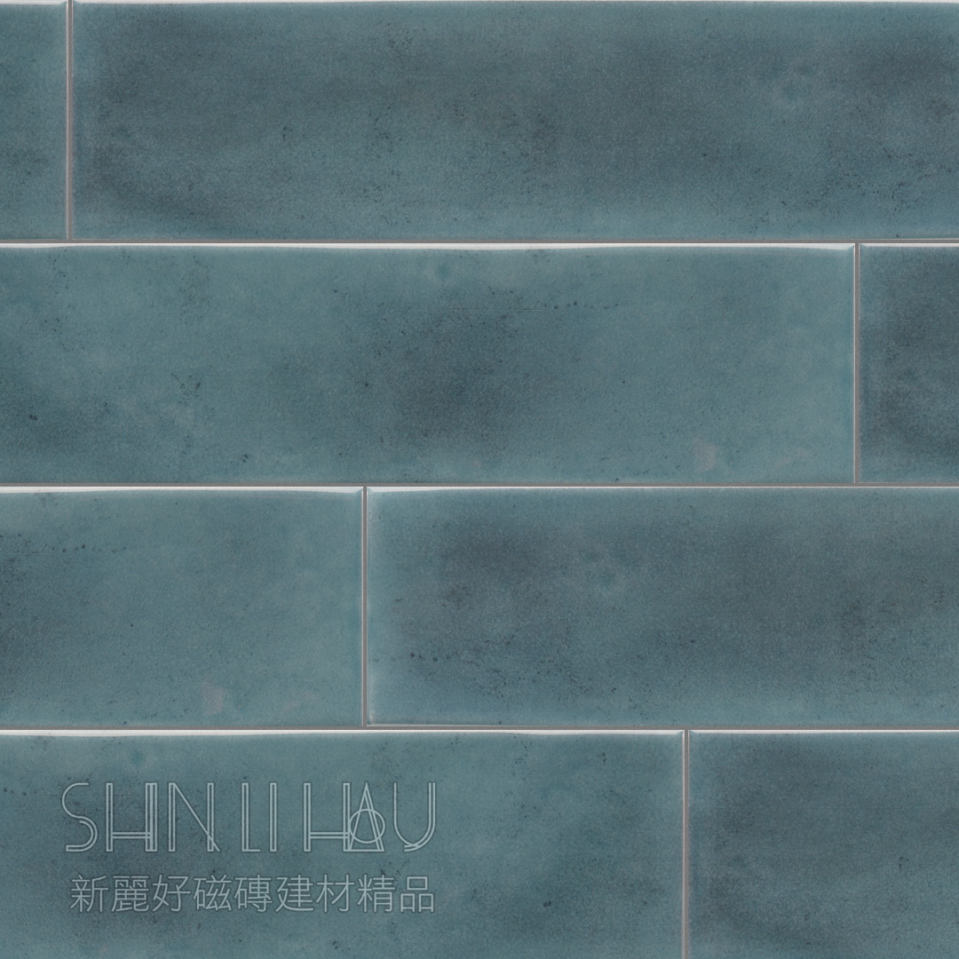 彩釉地鐵磚-悠戀 - 海洋藍