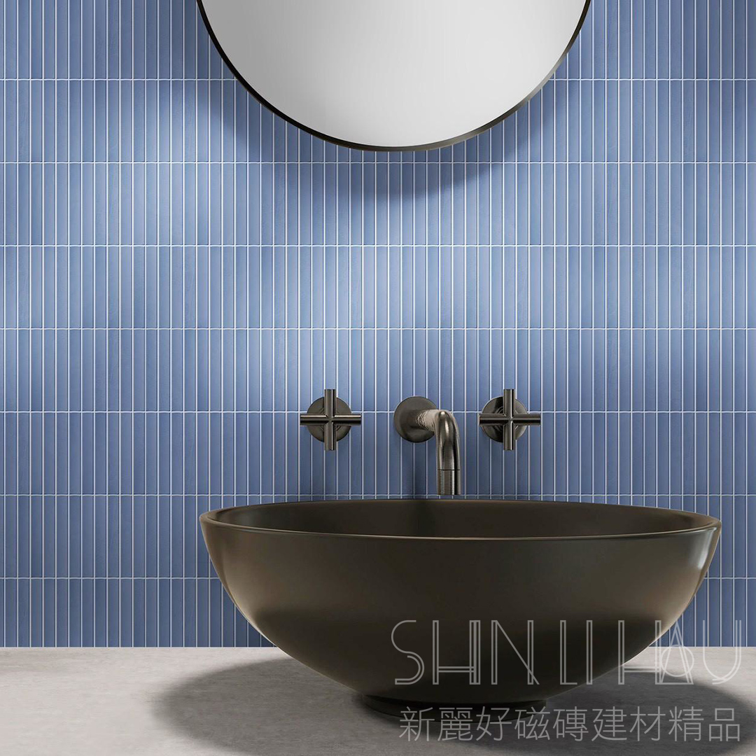 長條霧面磁磚|輕語系列|北歐風|廚房/浴室/客廳牆面推薦 - 丹寧藍 長條霧面磁磚|輕語系列|北歐風|廚房/浴室/客廳牆面推薦 - 丹寧藍