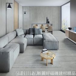 晨霧清水模大板磚實景圖